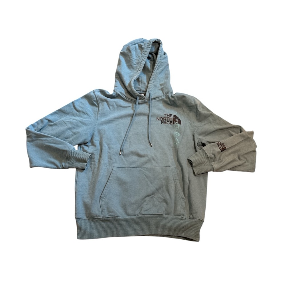 The North Face Men's Light Blue Hoodie